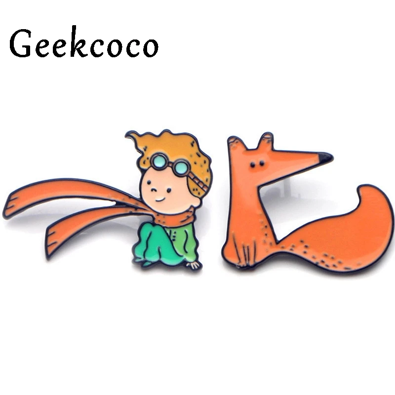 Geekcoco 2 шт. модная Эмаль Булавка мультфильм Милая брошь коллекция металлическая брошь значок Броши для женщин мужчин Ювелирные изделия Подарки J0574