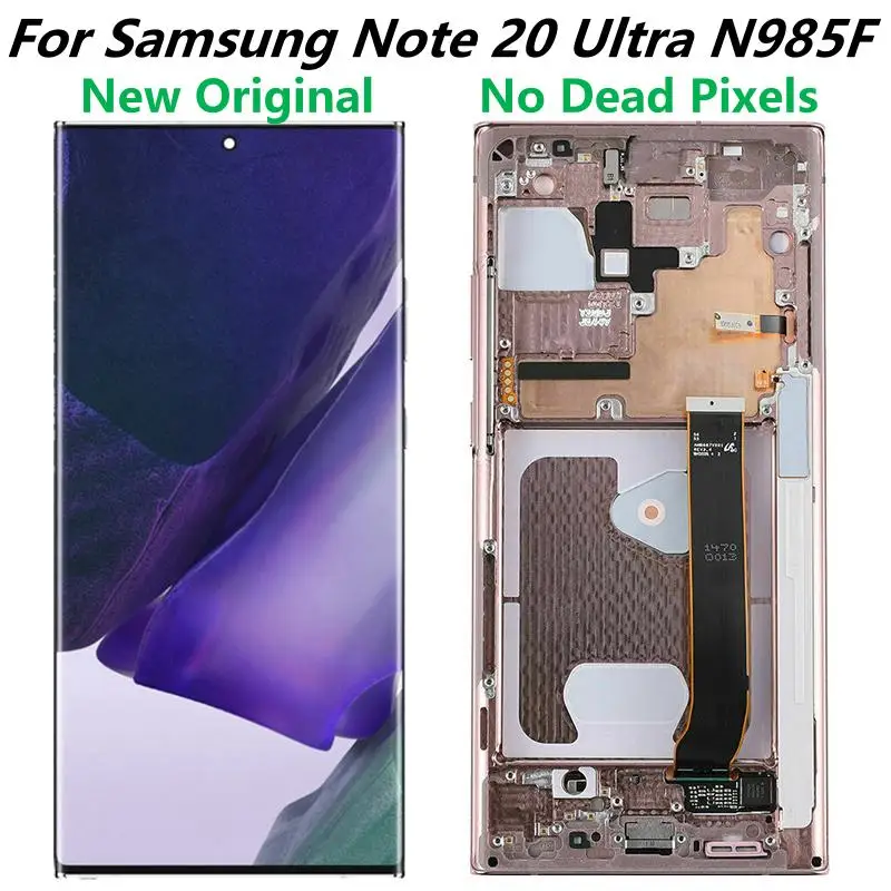 Original 6.9&amp#39&amp#39 Display For Samsung Note 20 Ultra 5G LCD Touch Screen Digitizer SM-N985F N985F/DS With Frame | Мобильные