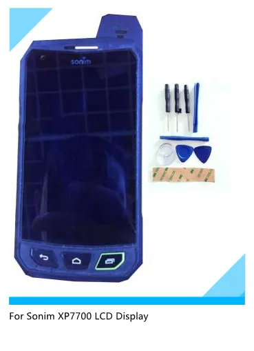 

RYKKZ Used For Sonim XP7700 LCD Display With Touch Screen Digitizer Assembly Replacement With Tools