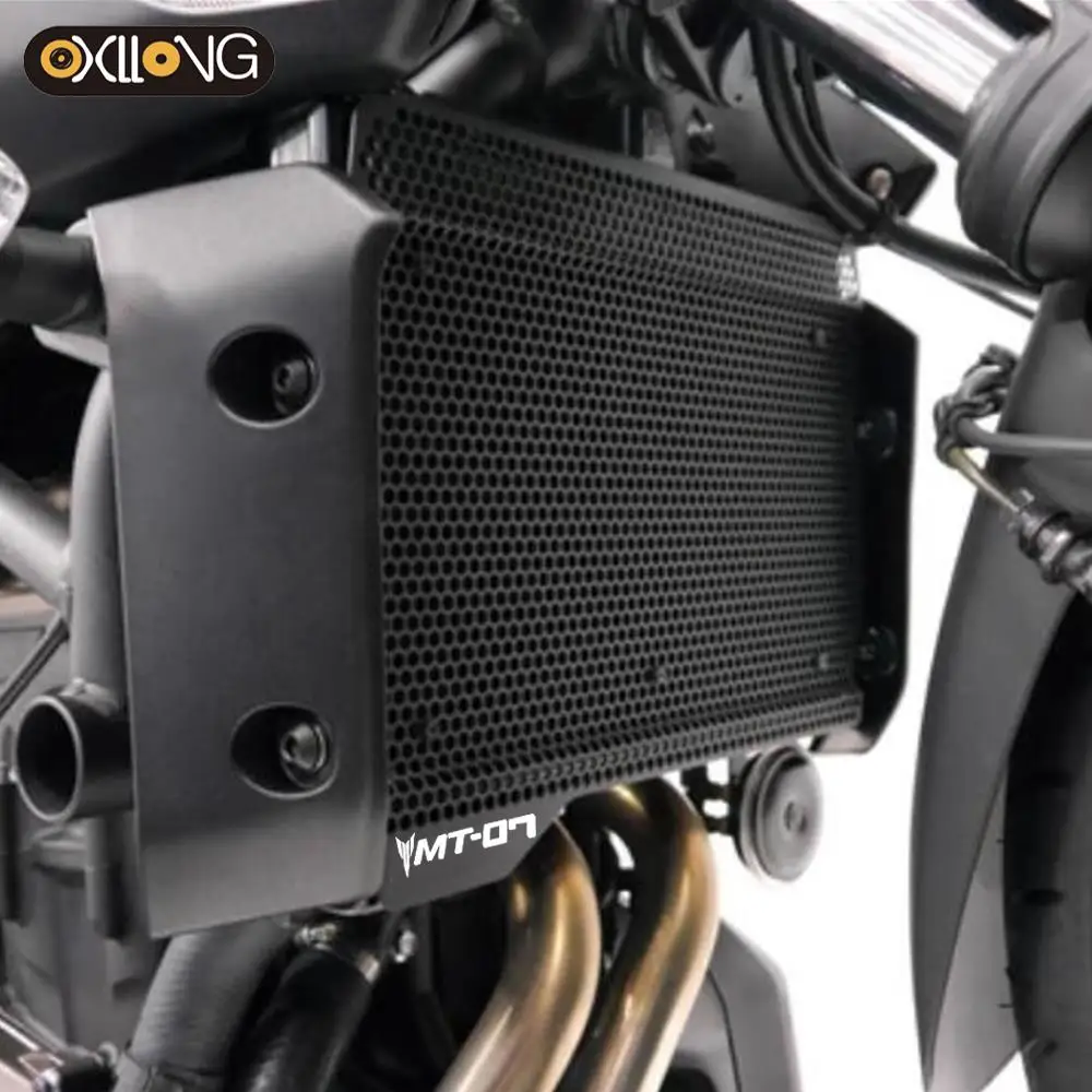 MT-07 FZ07 MT07 Motorcycle Radiator Grille Guard Cover Fuel Tank Protection Net For Yamaha FZ-07 MT 07 2018 2019 2020 | Автомобили и