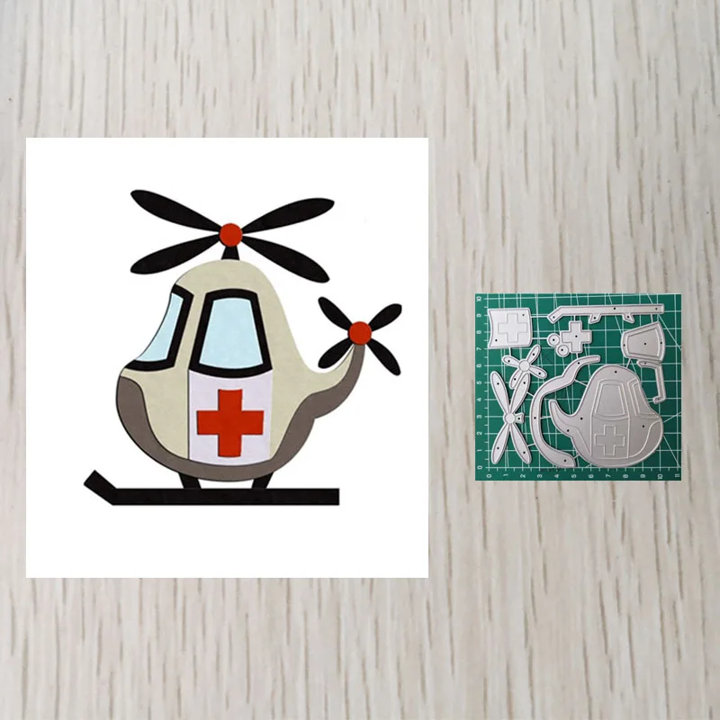 Вертолет металлические штампы для карты делая новый 2020 Die Doctor винтажный альбом