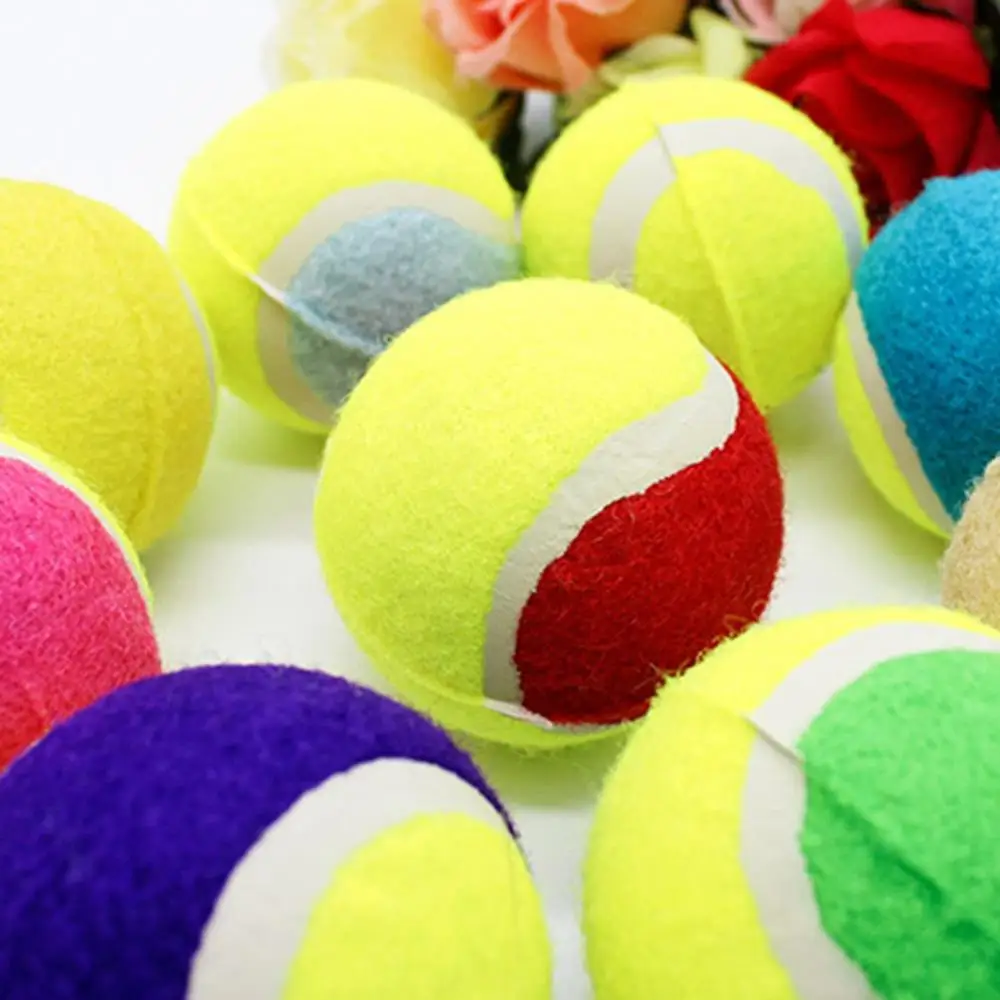 Small Size Dog Tennis Ball Giant Pet Toys for Dog Chewing Toy Signature Mega Jumbo Toy Ball For Dog Training Supplies