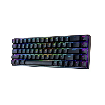 

Magic-Refiner MK14 RGB Gaming Keyboard 68 Keys Metal Panel N-key Rollover Floating Keycaps 18 Lights Keyboard for pc gamer