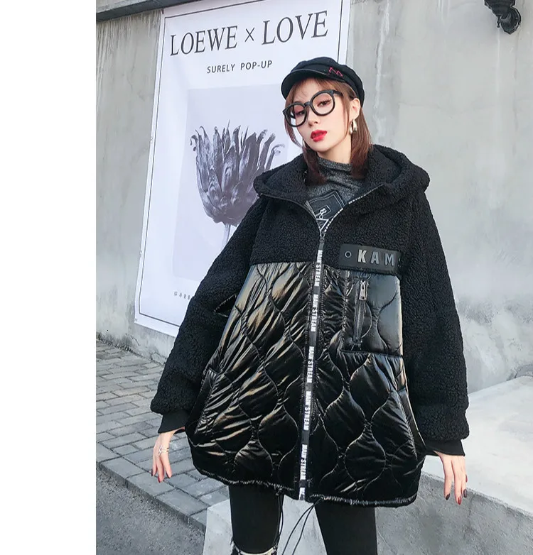 Max LuLu, новинка, корейская мода, женские меховые зимние куртки с капюшоном, утолщенные, теплые, стеганые пальто, повседневные, женские, зимние парки размера плюс