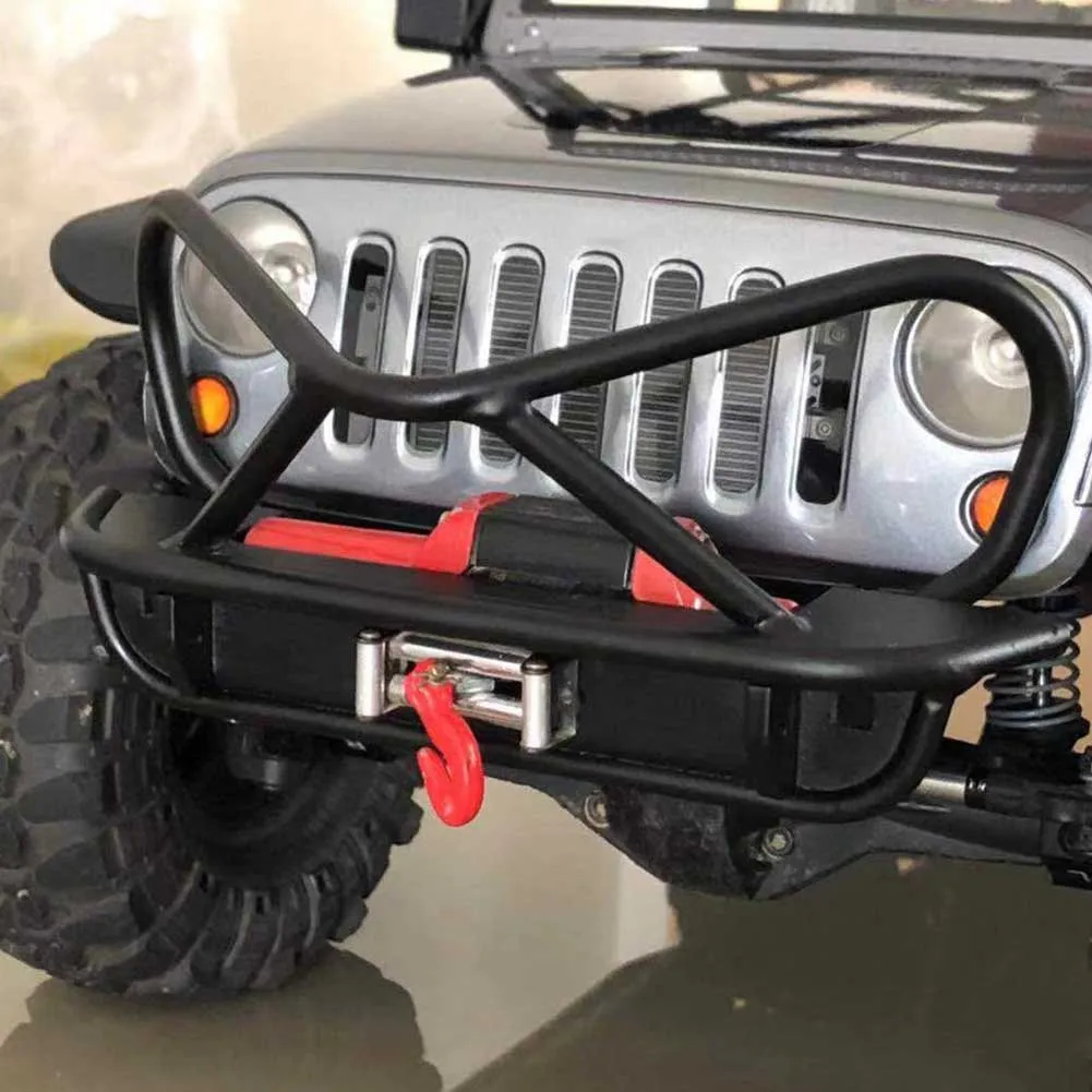 

Metal Accessories RC Crawler Bumper Decoration Guard Front Simulation Defense Anti Collision 1/10 For Wrangler TRX4 SCX10 90046