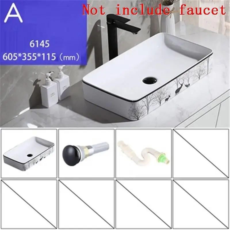 Version A Bassin черный бассейн для ванной комнаты Lavatorio Banyo Bacia De Lavagem Lavandino Lavabo Cuba Banheiro умывальник для ванной комнаты - Цвет: Version A