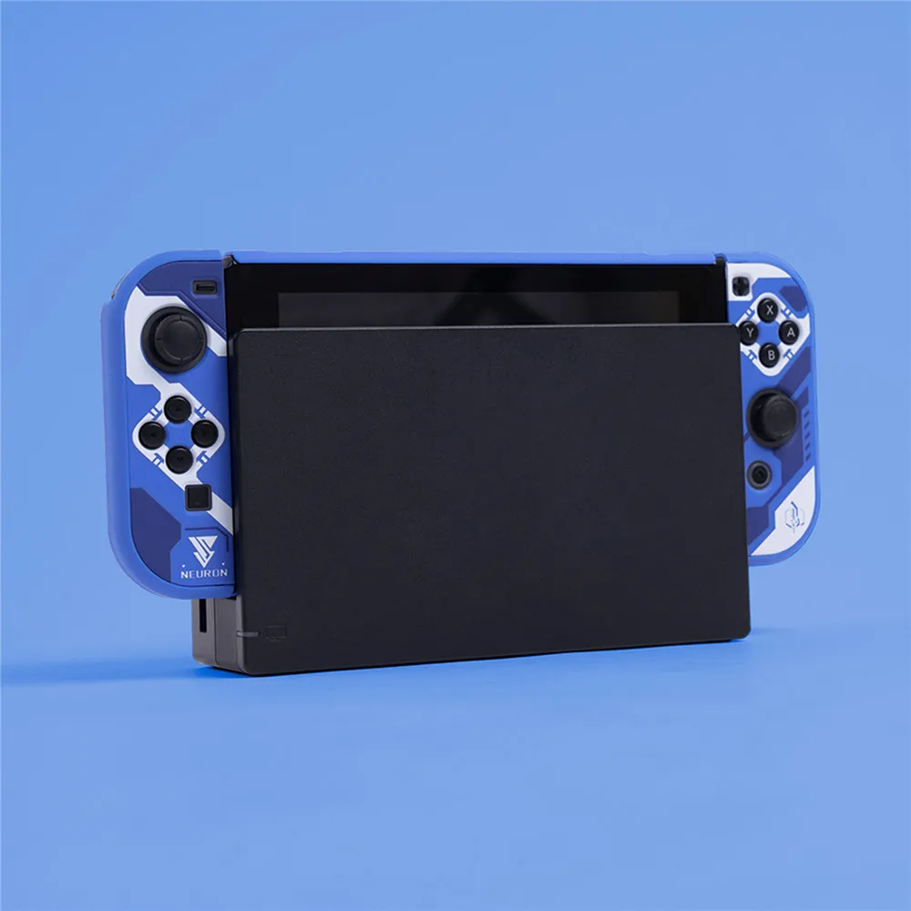 Защитный чехол для консоли хост-рукав и закалённая пленка для Nintendo переключатель консоль мультфильм игра полное покрытие аксессуары
