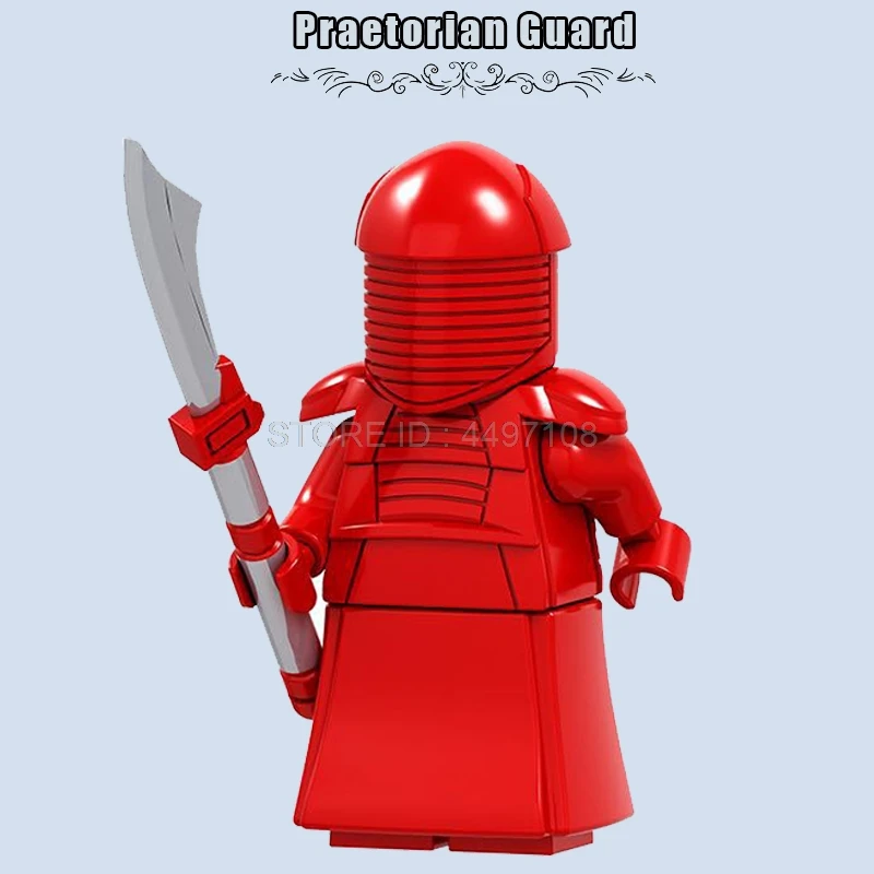 Praetorian Guard Звездные войны, клон, десантники, Praetorian Guard, робот, армейские фигурки Звездные войны, строительные блоки, детские игрушки, RSD8 BB8 R2D2, мастер джедай, наборы - Цвет: Praetorian Guard