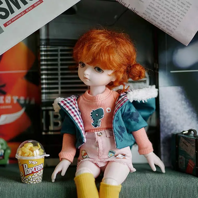 doll and clothes 2 Новинка 30 см BJD кукла женская обнаженная кукла, глаза и волосы фиксируются не могут удалить - Цвет: doll and clothes 2
