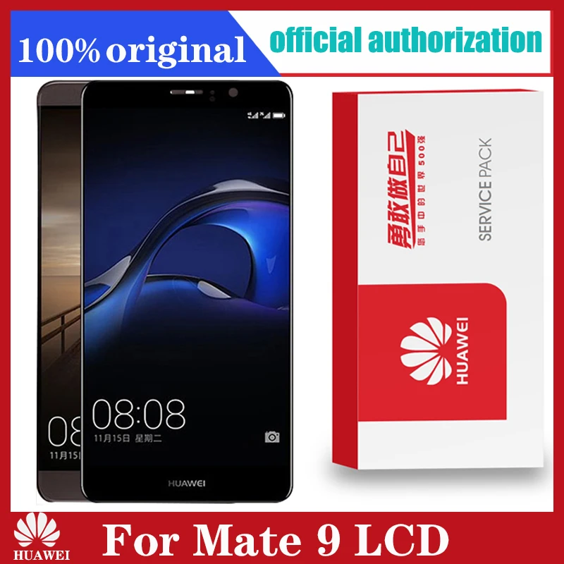 Оригинальный дисплей 5 9 дюйма с рамкой для замены Huawei Mate ЖК сенсорным экраном дигитайзер в сборе Mate9 MHA L09
