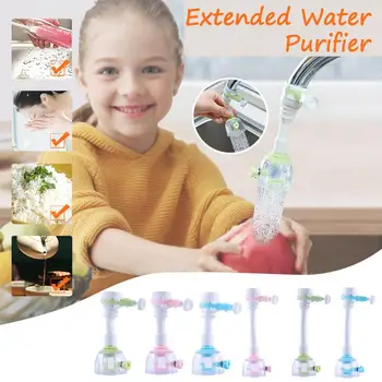 

Household Kitchen Adjustable Extend Filter Faucet Tap Water Purifier faucet water purifier насадка на кухонный кран w@