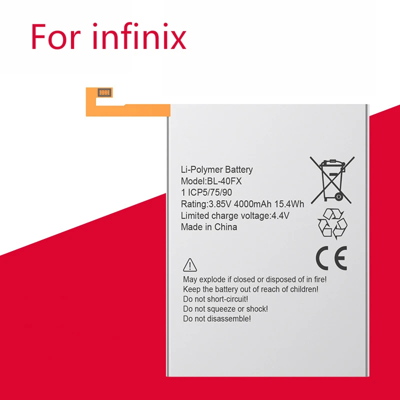 

For Transsion INFINIX Mobile Phone Battery BL-20AX Is Suitable for Brand New Original Hot6 Built-in Lithium Battery