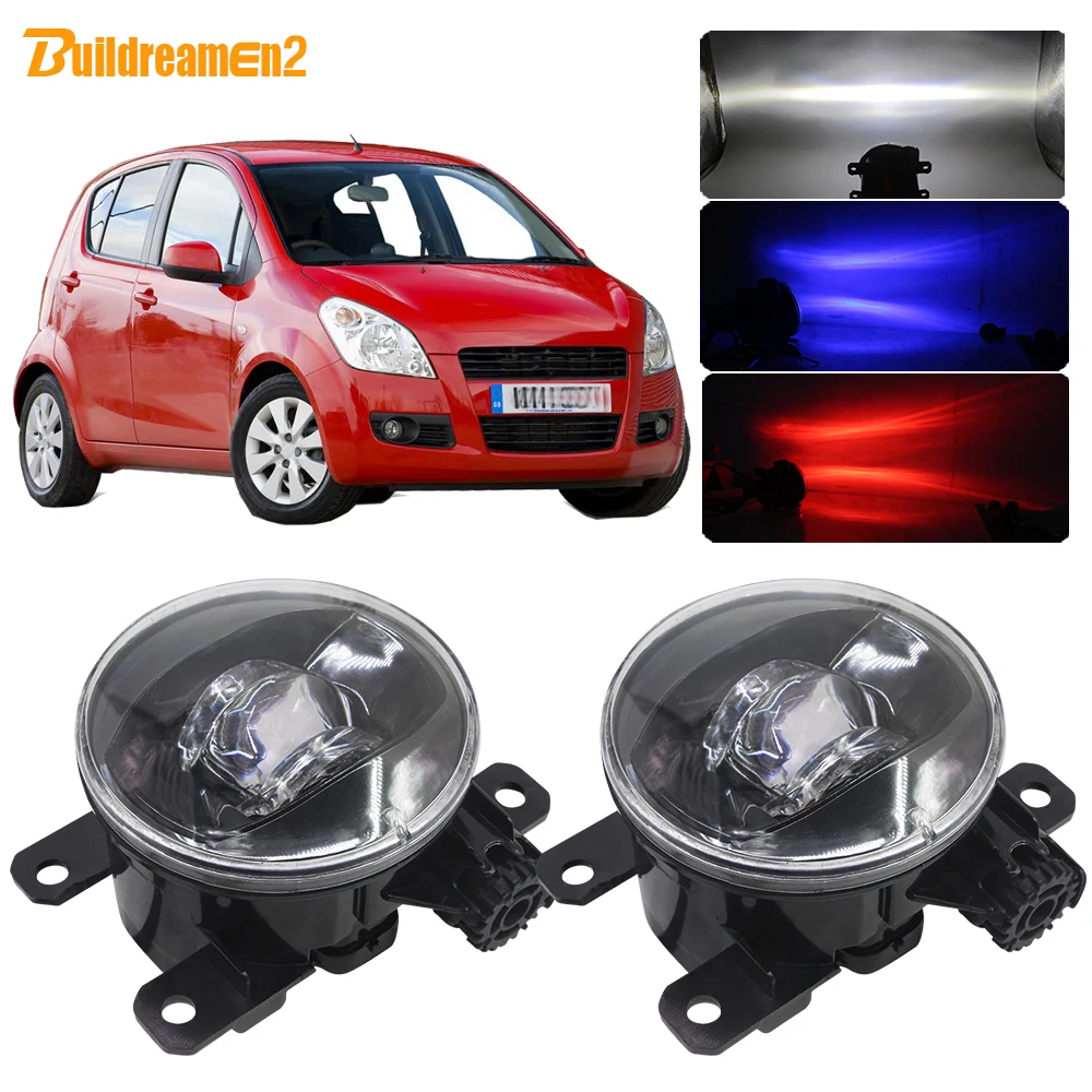 Buildreamen2 для Suzuki Splash Hatchback 2008-2015 автомобильный 4000LM светодиодный противотуманный