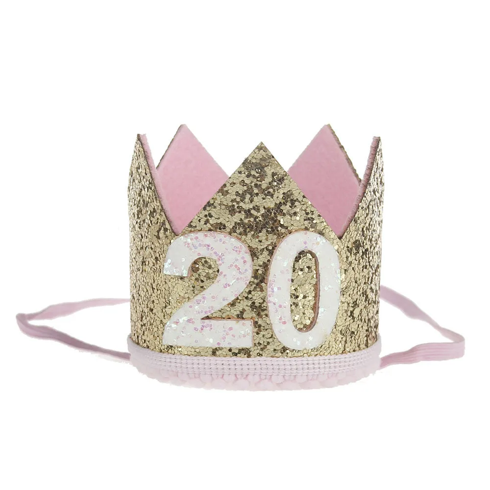  Baby Rose Flower Crown Headband Baby sequin crown hair band Lovely Kids Birthday Gift Photo Prop Hair Accessories