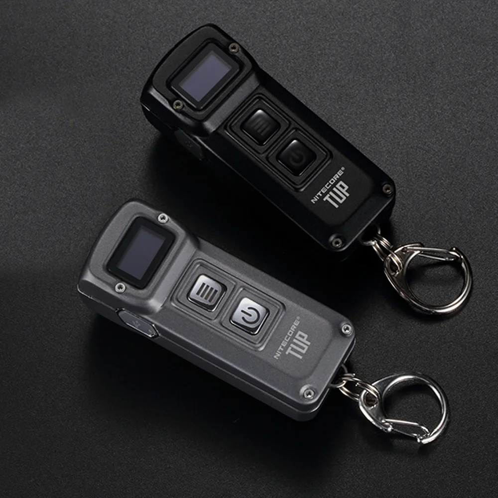 NITECORE TUP USB Перезаряжаемый 1000LM светодиодный революционный Интеллектуальный Карманный светильник фонарь-брелок из нержавеющей стали с батареей