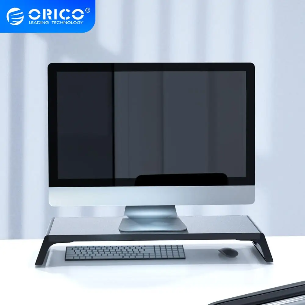 Orico – Support De Moniteur En Aluminium, Support Universel En Bois Pour  Ordinateur De Bureau, Pc, Ordinateur Portable, Macbook, Maison, Bureau -  Support De Moniteur - AliExpress