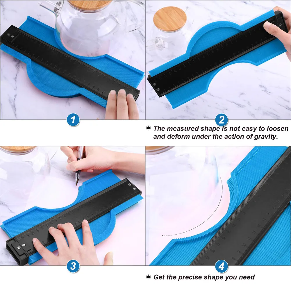 

Contour Gauge 12/25cm Irregular Profile Gauge Ruler for Accurate Measurement SP99