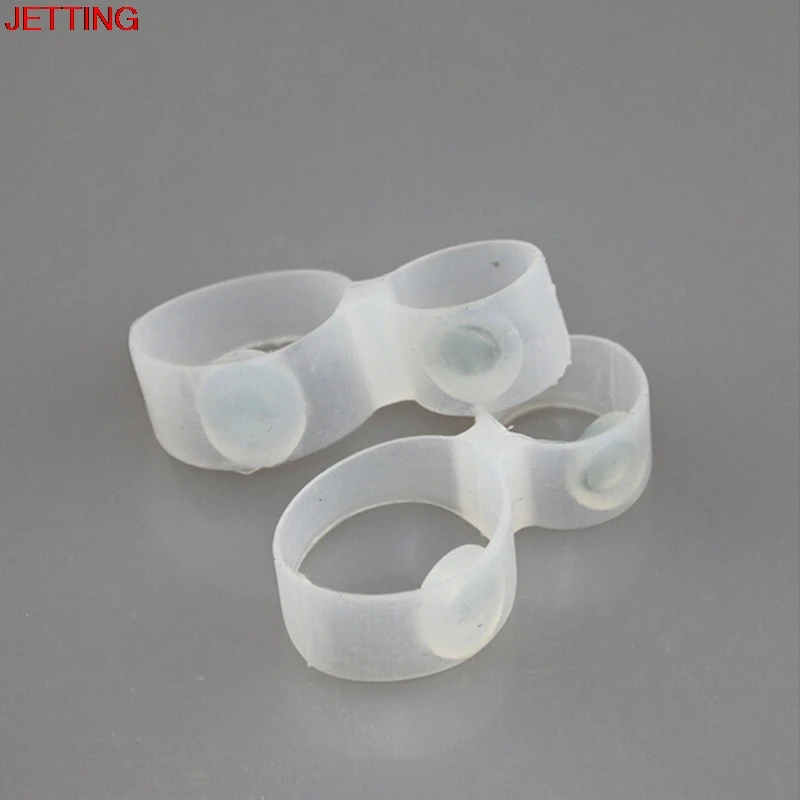 1 пара магнитное Силиконовое двойное кольцо на палец ноги инструмент для ухода