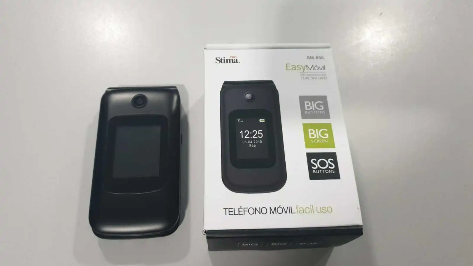 Телефон MOVIL TECLAS большие STIMA SM 800 Black с TAPA|Смартфоны| |