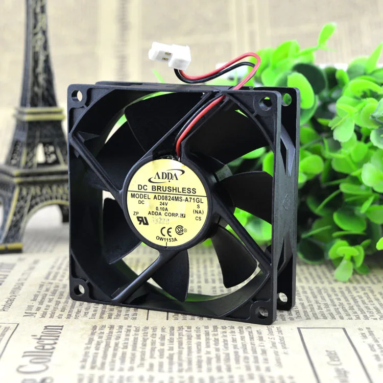 

Ультратихий охлаждающий вентилятор Adda Xiexi 8025 Dc24v 0.10a