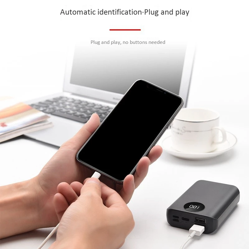 Top Power Bank Box 3X18650 батарейный блок DIY Smart Charge Fast светодиодный светильник для сотового