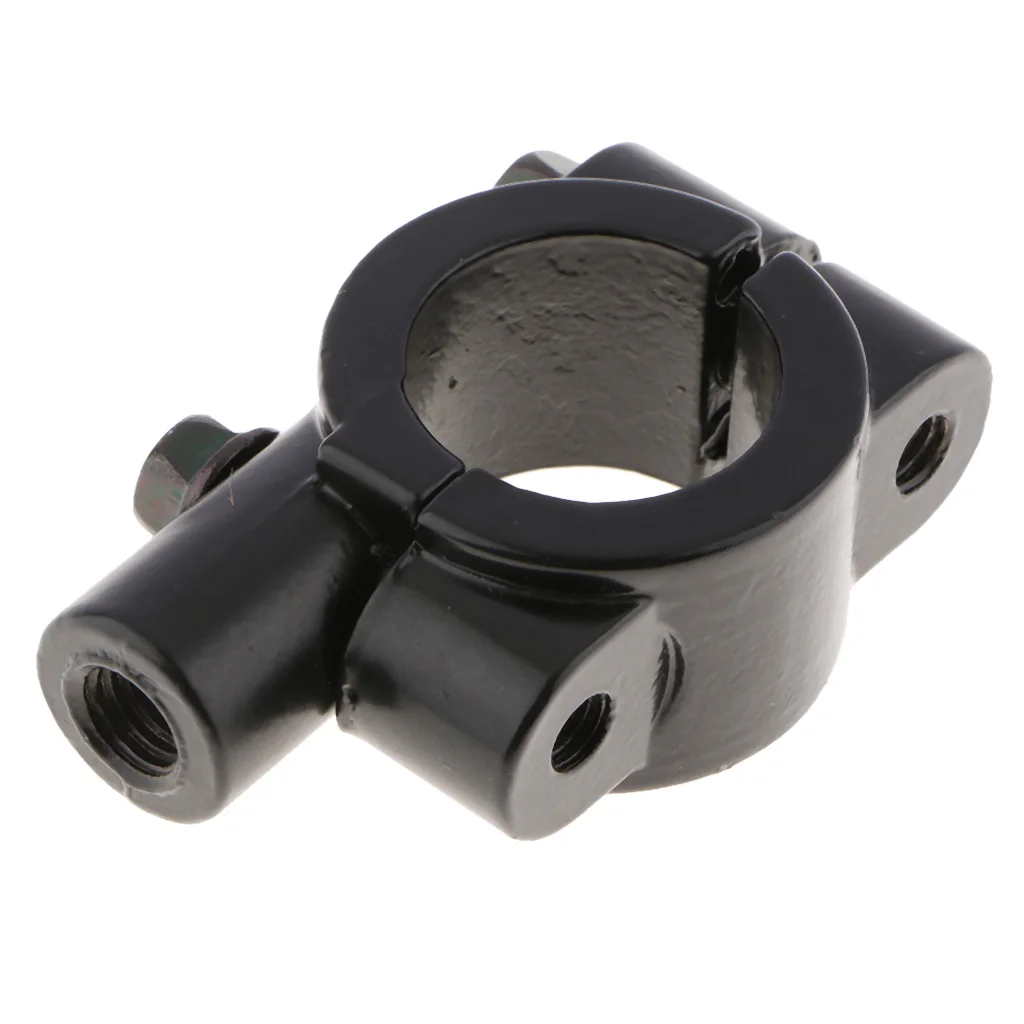 Motorcycle Bike 7/8'' HandleBar 8mm Thread Mirror Mount Holder Clamp Adaptor