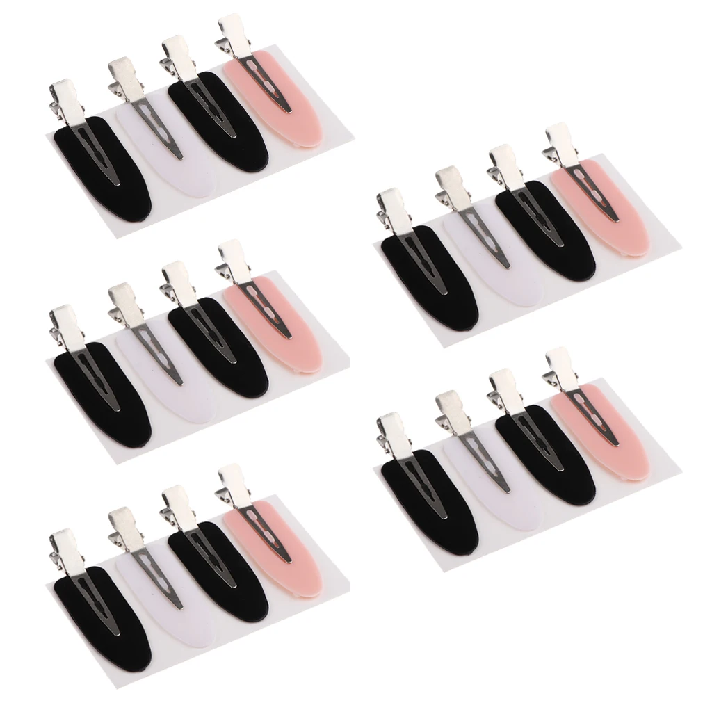 20 Pack No Bend Hair Clips Pin Curl Clips No Crease Hair Clips for Hairstyle Bangs Waves Accessories