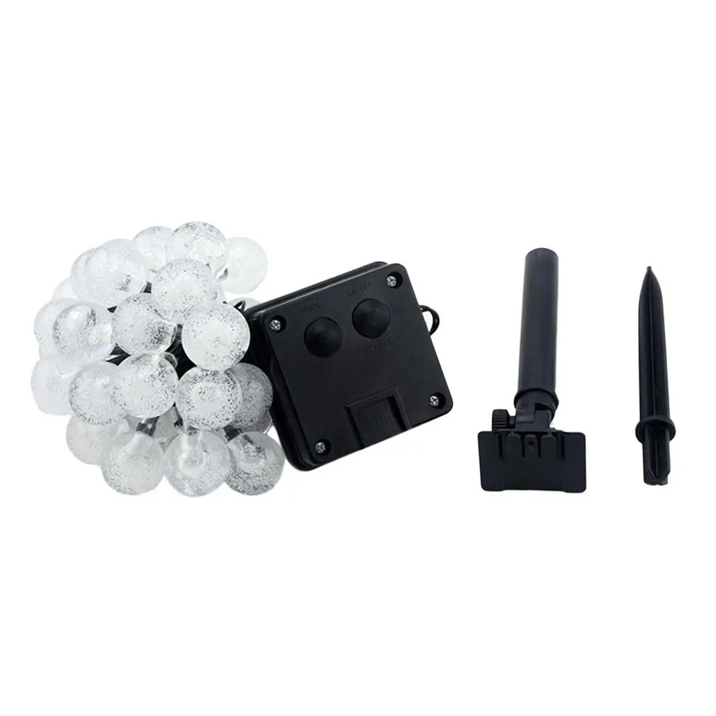 

30 LED Solar Power Fairy Lights String Unique Ball-shape 5000K String Lights IP65 Great Christmas Home Garden Decoration