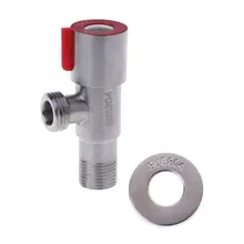 SUS304 нержавеющая сталь горячей и холодной воды треугольник клапан G1/2 резьбовые Угловые Клапаны J6PD Прямая поставка