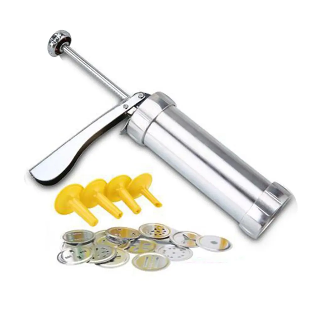 Butter Cookie Mold Gun Decorating Gun Aluminum Alloy Barrel Biscuit