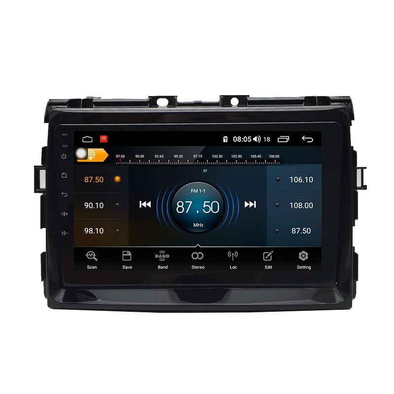Estima Android 9,0 4+ 64G gps навигация 1din android Автомобильная магнитола мультимедиа для 2011- Toyota Estima