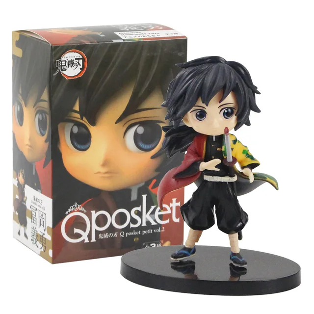 Big Size Q Posket Demon Slayer Action Figures Tanjirou Kamado Giyuu Tomioka Inosuke Kimetsu No Yaiba Anime Model Toys Action Figures Aliexpress
