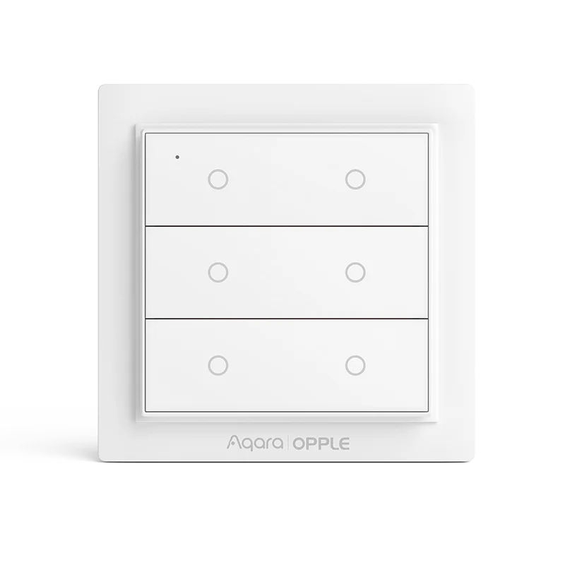 6 keys Умный переключатель Aqara oppple Zigbee, светильник, умное управление приложением, беспроводной настенный переключатель, работает с Mijia App Apple Homekit - Цвет: 6 keys