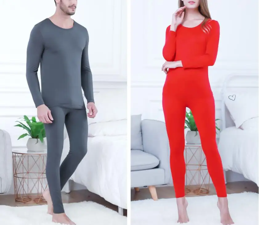 Мужское зимнее термобелье с круглым вырезом Ropa Termica Mujer, теплые кальсоны с длинным рукавом для женщин Termica, термо одежда Heattech