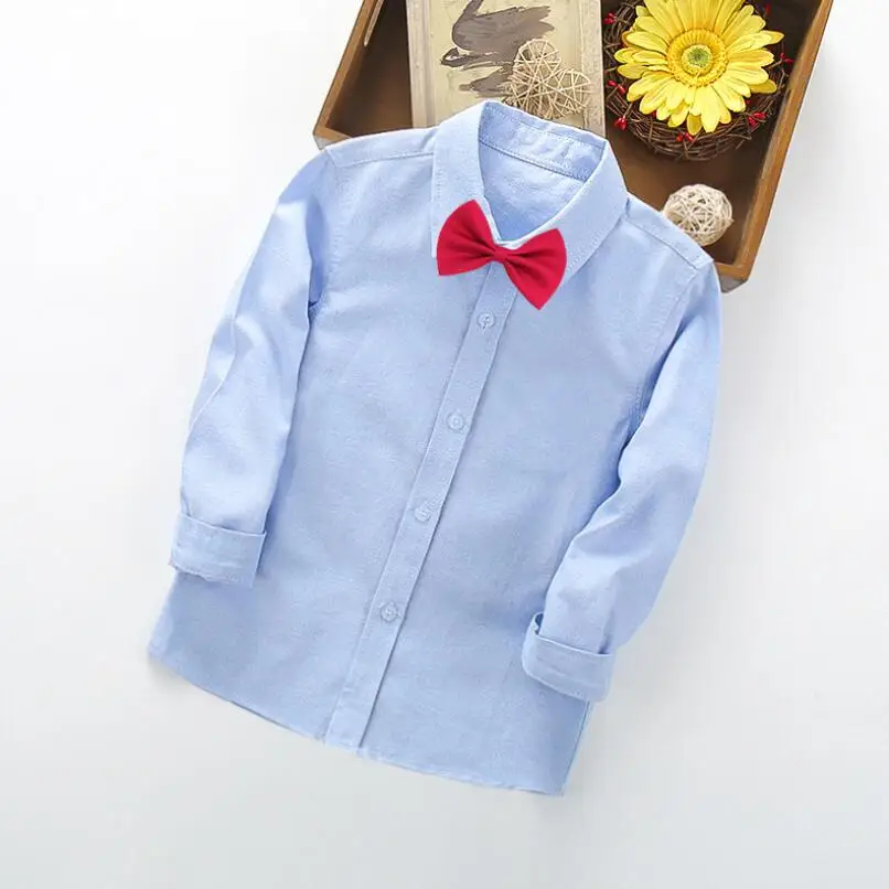 Boys' Long Sleeve School Shirt 5
