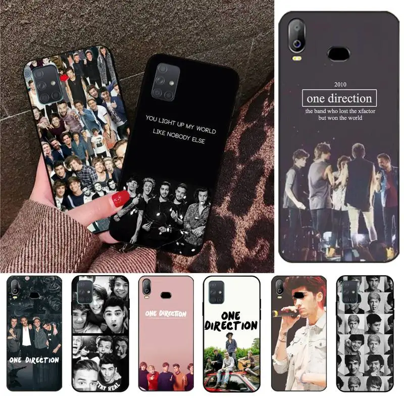 HPCHCJHM One Direction Louis Tomlinson Smart Black Cell Phone Case For Samsung A10 A20 A30 A40 A50 A70 A71 A51 A6 A8 2018 | Мобильные