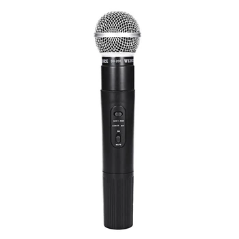 

WEISRE Professional One Drag One Wireless Microphone Teaching Home Stage KTV Audio Microphone