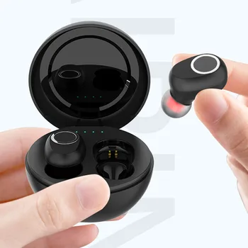 

Bluetooth 5.0 Earphones TWS HIFI Mini In-ear Waterproof Wireless Headphone 9D Stereo Sports Earbuds Charging Box For iOS Android