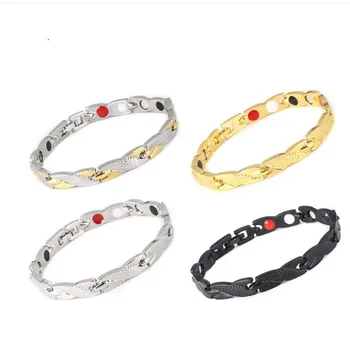 

Mens women Health Energy 4 IN 1 Bracelet Bangle for Arthritis Twisted Healthy Magnetic Bracelet for Women Power Therapy Magnets