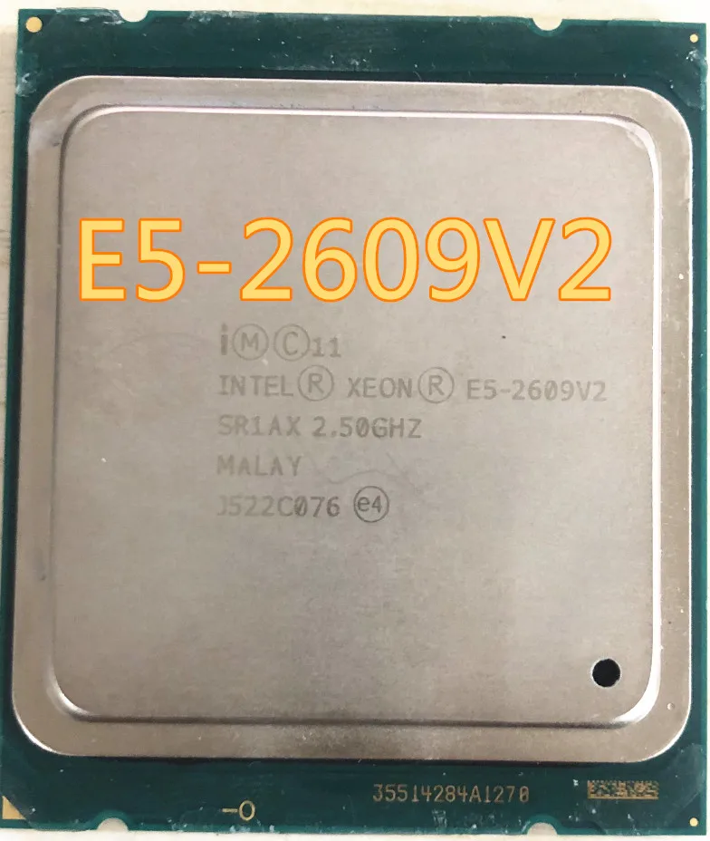 Процессор Intel Xeon E5-2609 v2 E5 2609 2 5 ГГц четырехъядерный LGA 2011 10 МБ 80 Вт | Компьютеры и