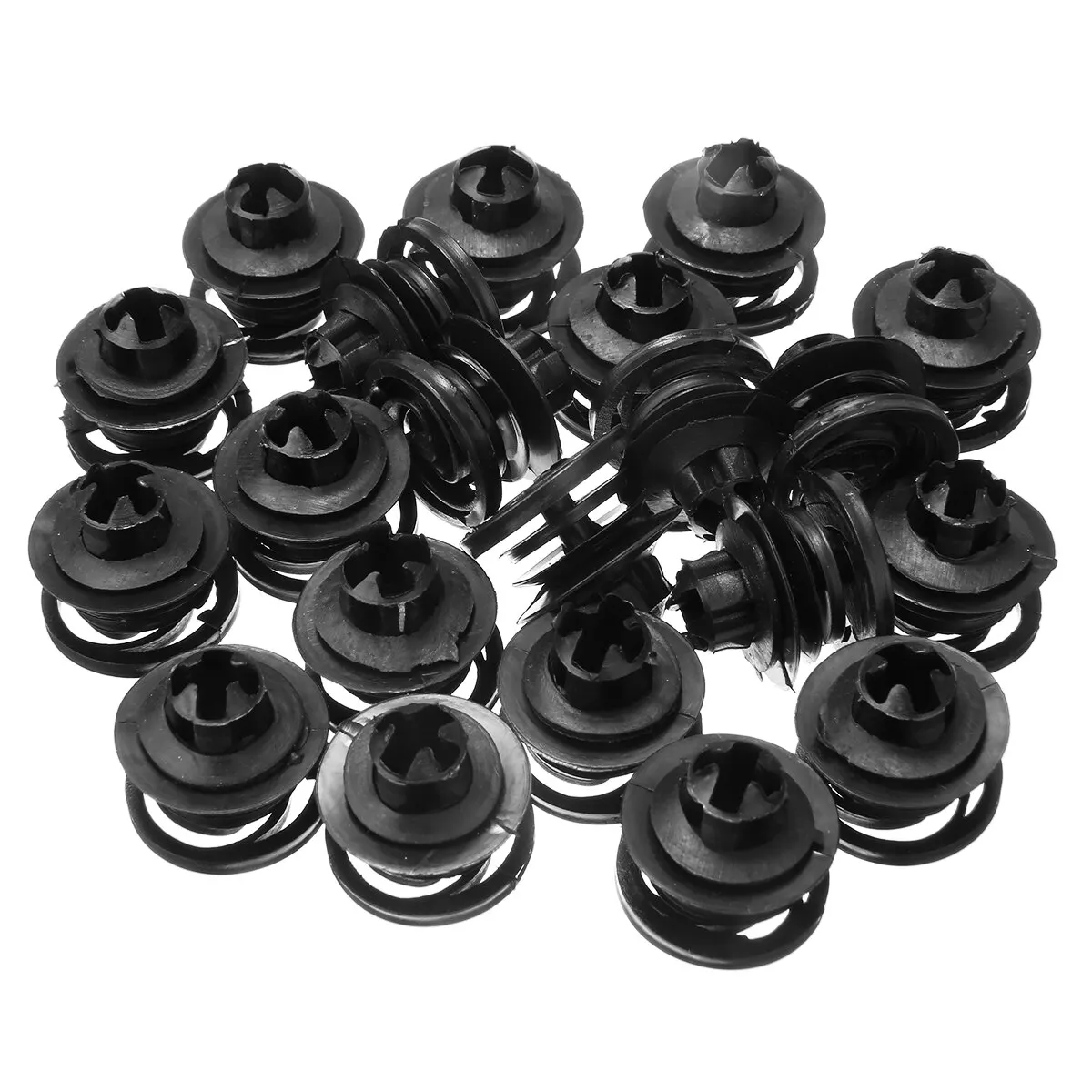 Mayitr 20pcs/set Plastic Interior Door Card Trim Panel Clips 3B0868243 Replaces For V-W G-OLF MK4 P-ASSAT B-ORA