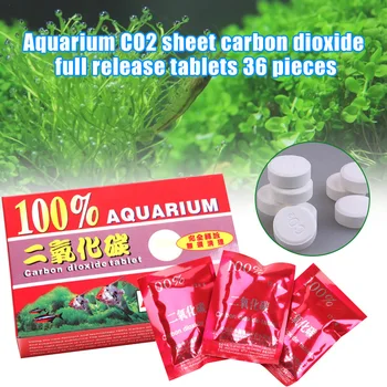 

36Pcs/box Aquarium CO2 Carbon Dioxide Tablets for Plants Aquarium Fish Tank Diffuser Plant Water Moss Float Grass TP899