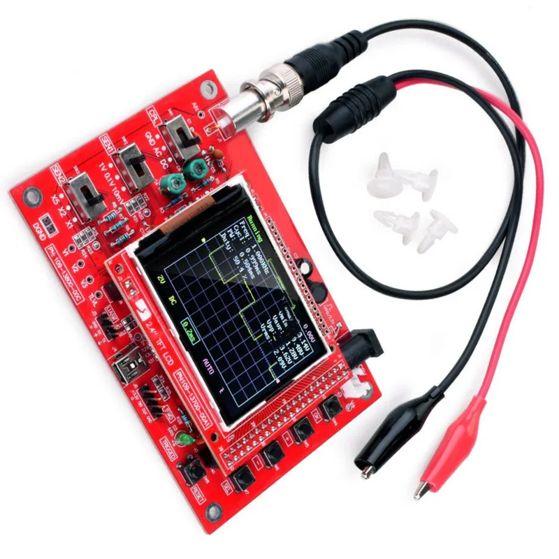 

Fully Welded Assembled DSO138 2.4" TFT Digital Oscilloscope (1Msps) + Probe B1 Horizontal time base
