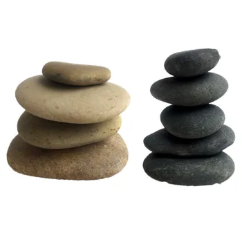 

10PCS Rocks Stones Drawing Painted Creative Stones Hand-Painted DIY Polishing Pebbles (Random Color)