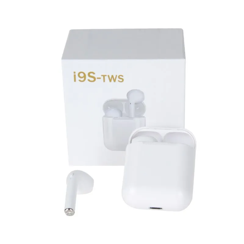 GutsyMan i7s TWS беспроводные Bluetooth наушники-вкладыши i9s TWS музыкальные наушники стерео i24 TWS гарнитуры для iPhone 7 8 samsung Xiaomi - Цвет: i9s TWS Earphone
