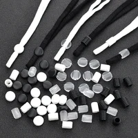 Soft Silicone Cord Lock Stopper Drawstring Elastic Band Adjuster Mask Elastic Buckle Rope Cord Lock 500pcs 1