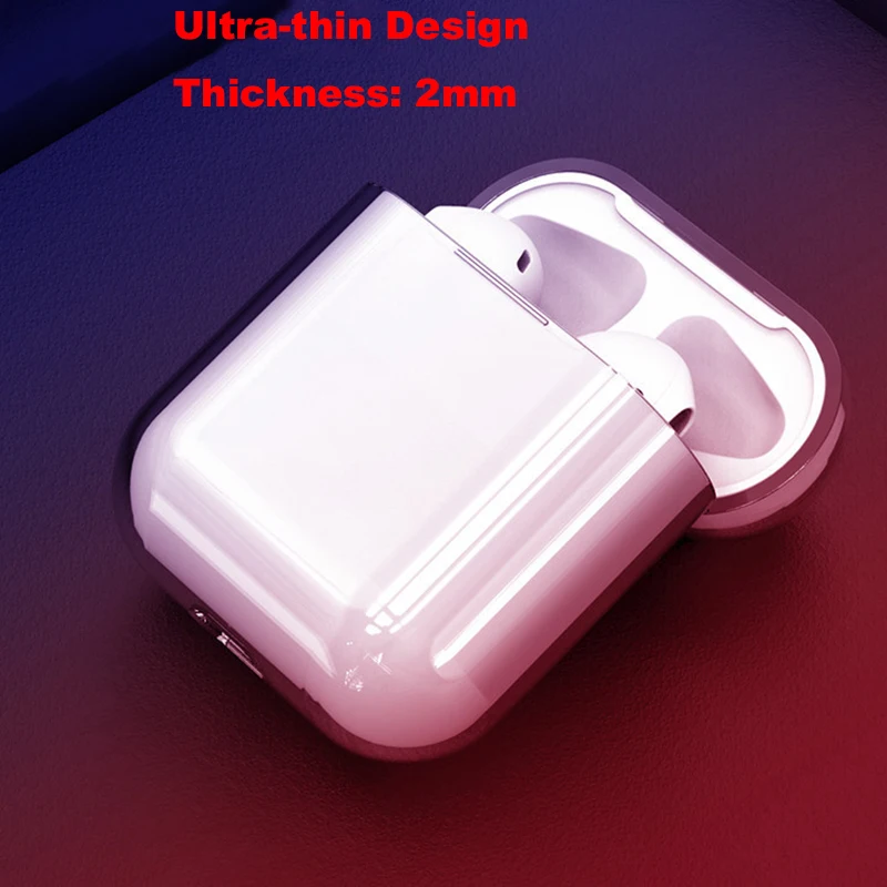 Прозрачный чехол для наушников Apple AirPods 2 1 Pro мягкий силиконовый беспроводной