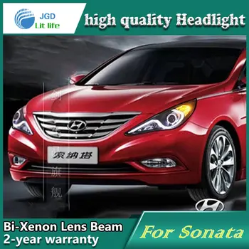 

Car Styling Head Lamp case for Hyundai Sonata 2011-2012 Headlights LED Headlight DRL Lens Double Beam Bi-Xenon HID Accessories