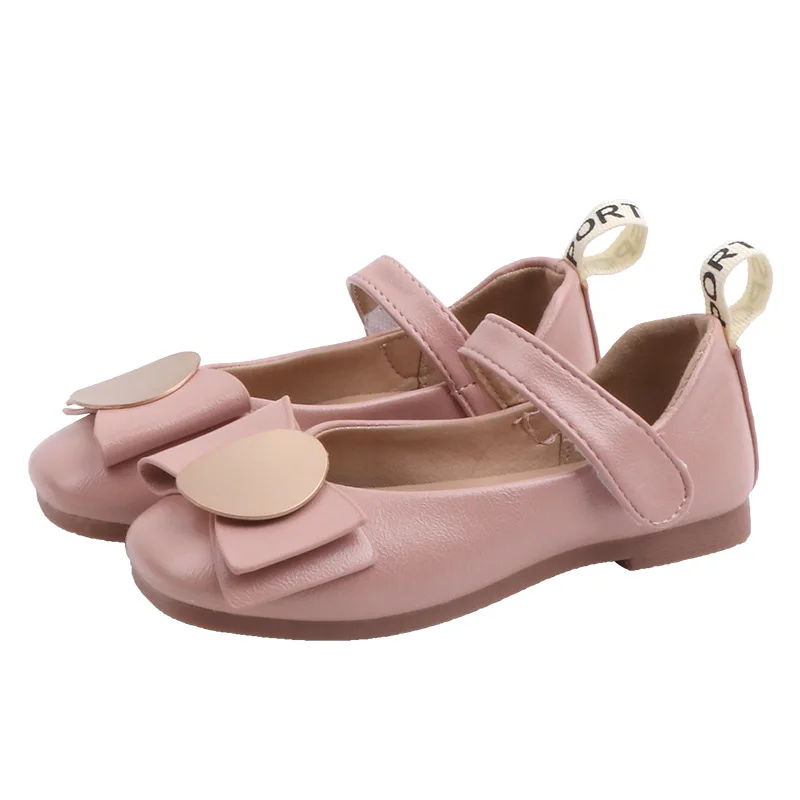 

Fashion Spring Summer Girls Butterfly-knot Shallow Flats Casual Bow-knot With Sequined Soft Children's Low-top Shoes For Kids