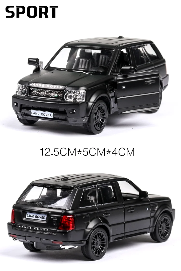 1:36 литая под давлением модель мини-легкосплавного автомобиля Land Rover Range Rover металлическая Игрушечная машина колеса моделирование откатная машина коллекция детский подарок# ZW